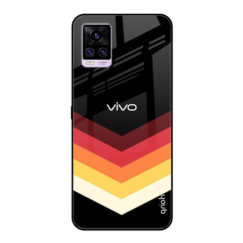 Abstract Arrow Pattern Glossy Case For Vivo V20 Pro