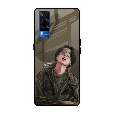 Blind Fold Glossy Case for Vivo Y51 2020