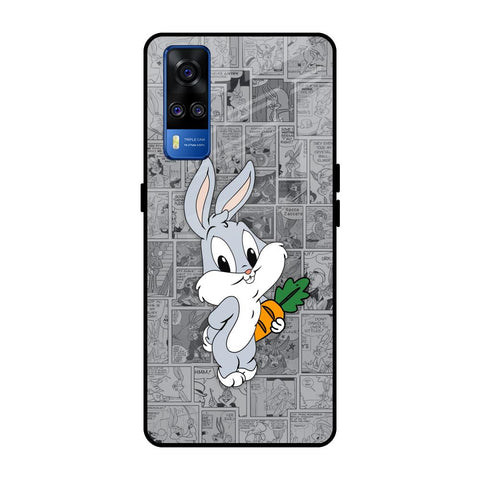 Cute Baby Bunny Glossy Case for Vivo Y51 2020
