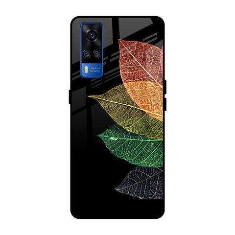 Colorful Leaves Glossy Case for Vivo Y51 2020