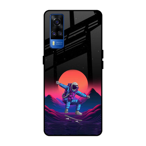 Retro Astronaut Glossy Case for Vivo Y51 2020