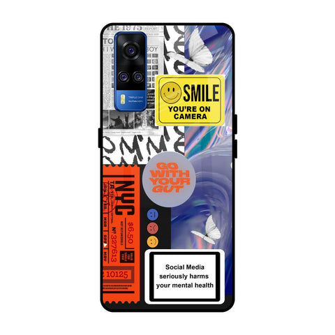 Smile for Camera Glossy Case for Vivo Y51 2020