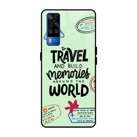 Travel Stamps Glossy Case for Vivo Y51 2020