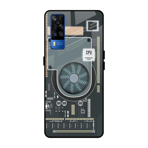 Motherboard Circuit Glossy Case for Vivo Y51 2020