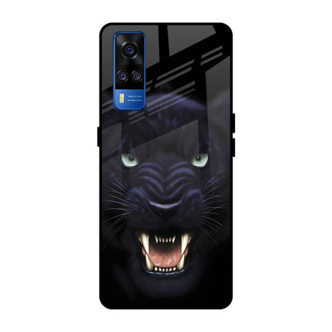 Angry Black Leopard Glossy Case for Vivo Y51 2020
