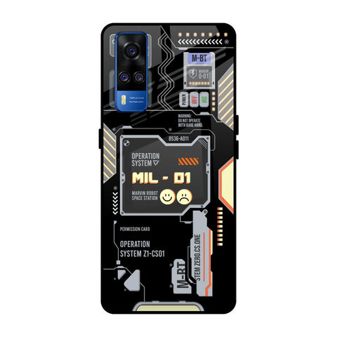 Exposed Parts Glossy Case for Vivo Y51 2020