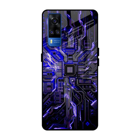 Techno Color Pattern Glossy Case For Vivo Y51 2020
