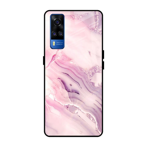 Diamond Pink Gradient Glossy Case For Vivo Y51 2020