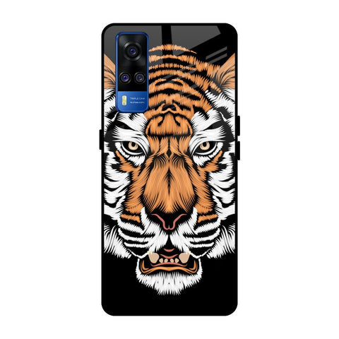 Angry Tiger Glossy Case For Vivo Y51 2020