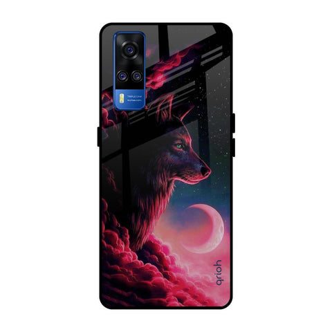 Moon Wolf Glossy Case for Vivo Y51 2020