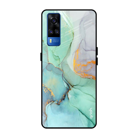 Green Marble Glossy case for Vivo Y51 2020