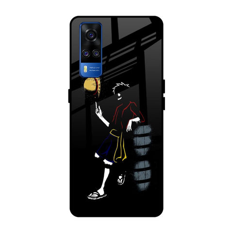 Luffy Line Art Glossy Case for Vivo Y51 2020