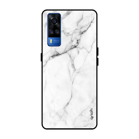 Modern White Marble Glossy case for Vivo Y51 2020