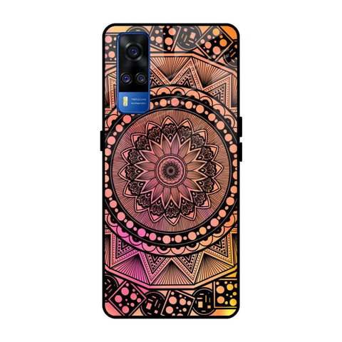 Floral Mandala Glossy Case for Vivo Y51 2020
