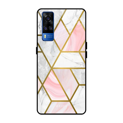 Geometrical Marble Glossy Case for Vivo Y51 2020