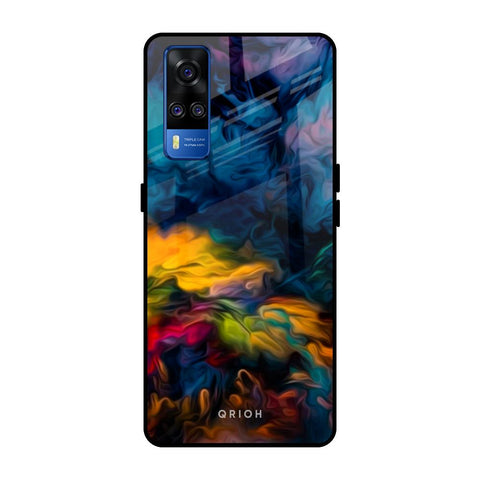 Multicolor Oil Painting Glossy Case for Vivo Y51 2020