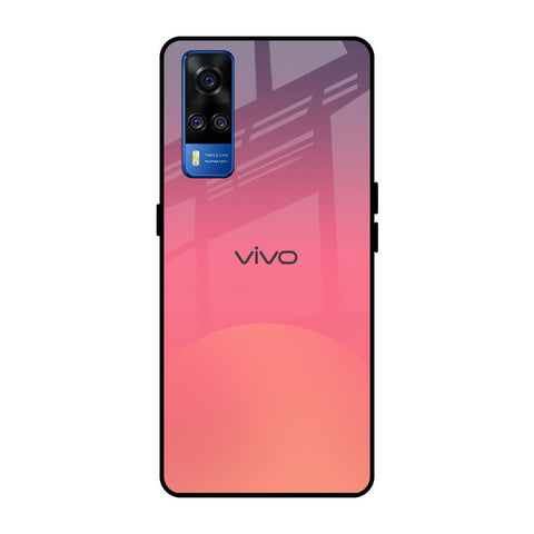 Sunset Orange Glossy Case for Vivo Y51 2020