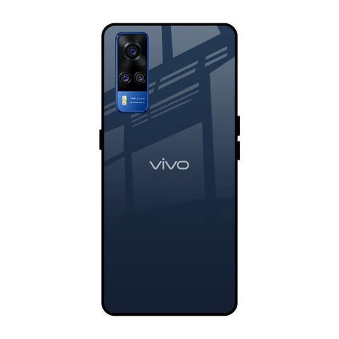 Overshadow Blue Glossy Case For Vivo Y51 2020