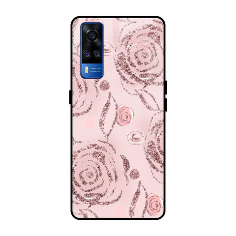 Shimmer Roses Glossy case for Vivo Y51 2020