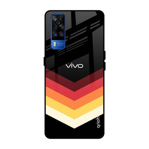 Abstract Arrow Pattern Glossy Case For Vivo Y51 2020