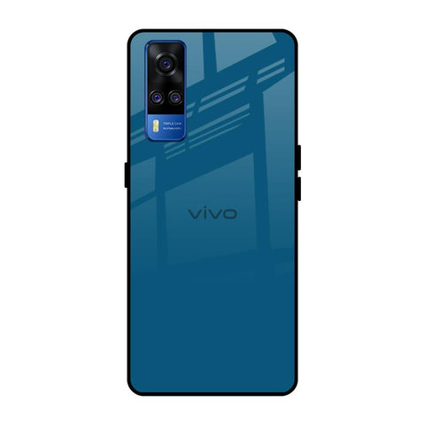 Cobalt Blue Glossy Case for Vivo Y51 2020