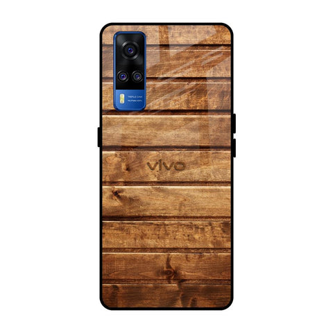 Wooden Planks Glossy Case for Vivo Y51 2020