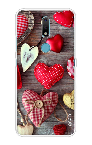 Valentine Hearts Soft Cover for Nokia 2.4