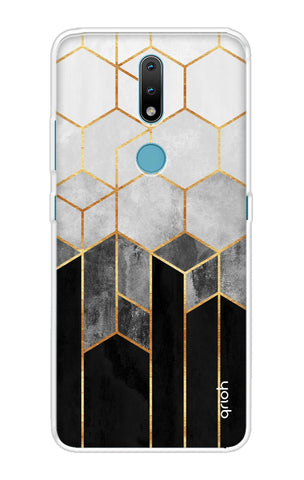 Hexagonal Pattern Soft Cover for Nokia 2.4