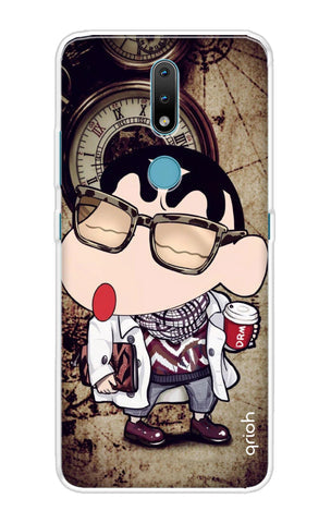 Nerdy Shinchan Soft Cover for Nokia 2.4