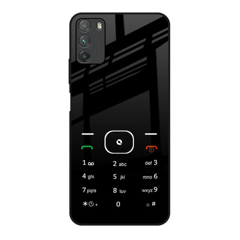 Classic Keypad Pattern Glossy Case for Poco M3