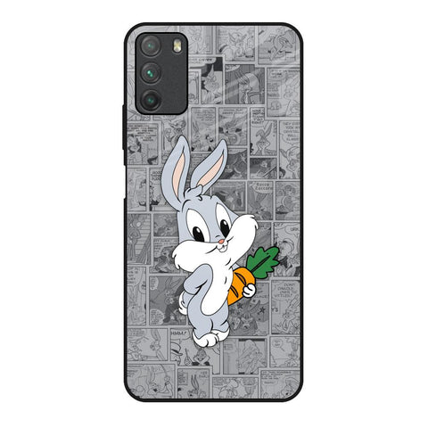 Cute Baby Bunny Glossy Case for Poco M3