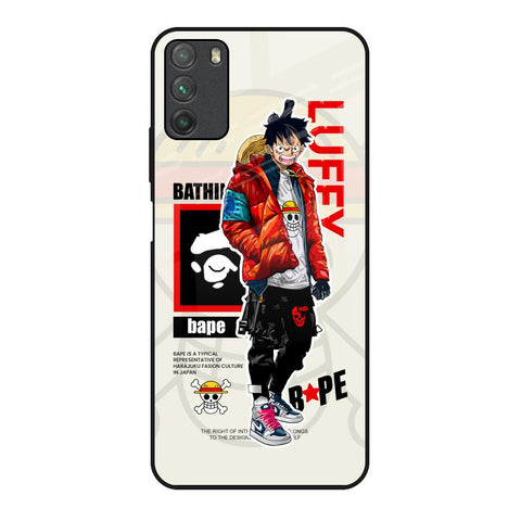 Bape Luffy Glossy Case for Poco M3