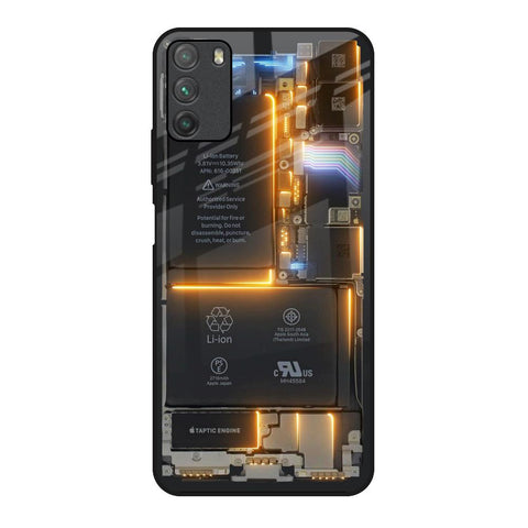 Glow Up Skeleton Glossy Case for Poco M3