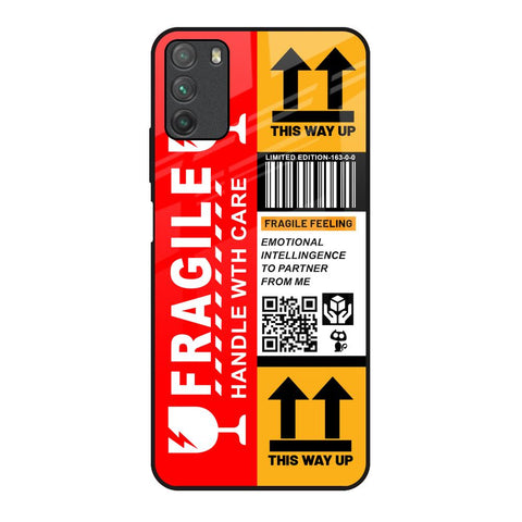 Handle With Care Glossy Case for Poco M3