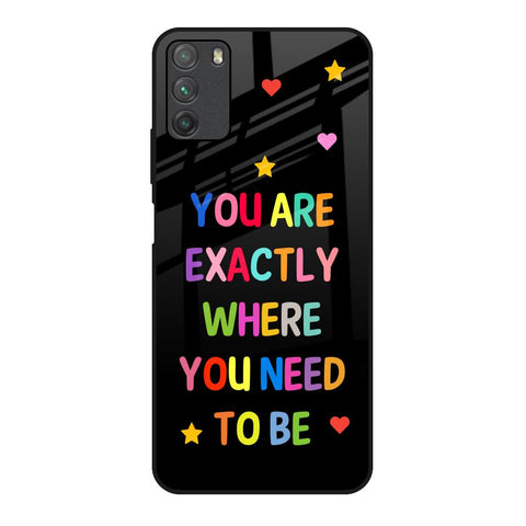 Magical Words Glossy Case for Poco M3