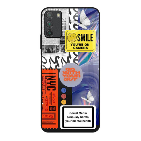 Smile for Camera Glossy Case for Poco M3