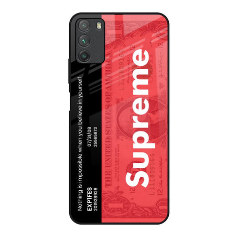 Supreme Ticket Glossy Case for Poco M3