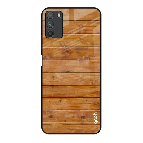 Timberwood Glossy Case for Poco M3