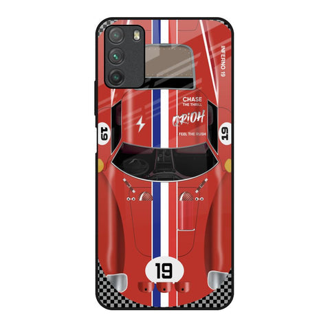 Racing Vintage Glossy Case for Poco M3