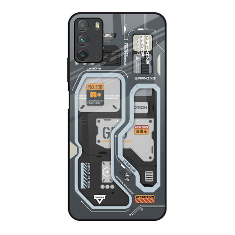 Retro Futuristic Glossy Case for Poco M3