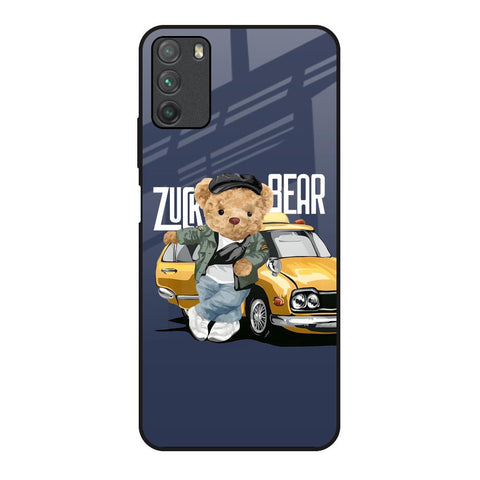Adventurous Bear Glossy Case for Poco M3