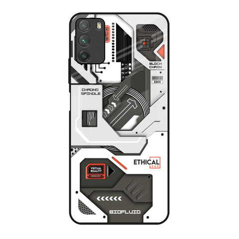 Explore Circuit Glossy Case for Poco M3