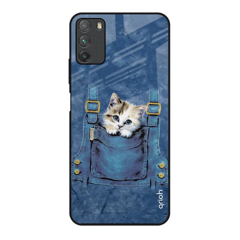 Kitty In Pocket Glossy Case For Poco M3