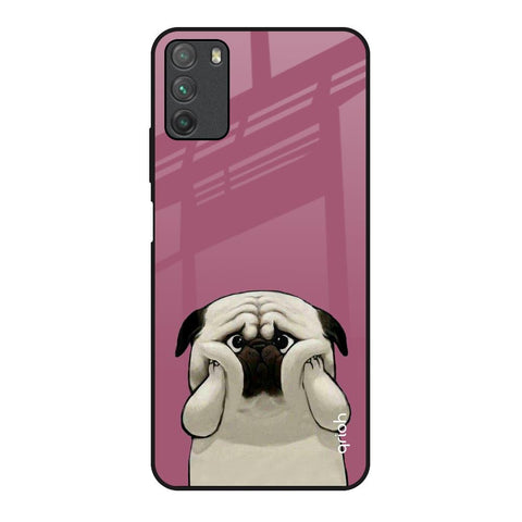 Funny Pug Face Glossy Case For Poco M3