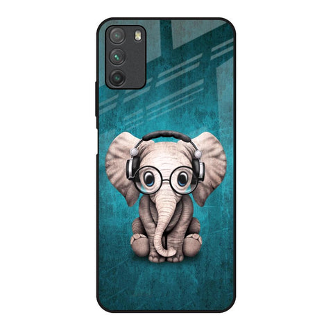 Adorable Baby Elephant Glossy Case For Poco M3