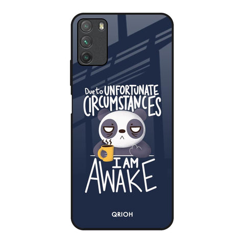 Struggling Panda Glossy Case for Poco M3