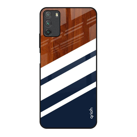 Bold Stripes Glossy Case for Poco M3