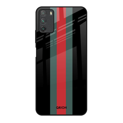 Vertical Stripes Glossy Case for Poco M3