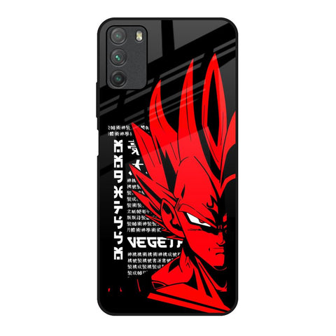 Red Vegeta Glossy Case for Poco M3