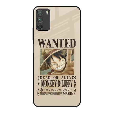 Luffy Wanted Glossy Case for Poco M3